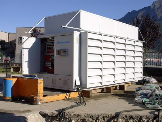 Noise Barriers, Industrial STC acoustic sound proof door and Acoustic Enclosures for Industrial Facilities with Moduline™ System and acoustic louvers