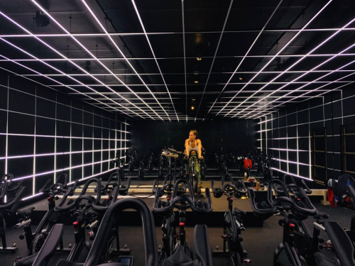 Hochleistungs-Schallabsorber im Fitness-Workout-Raum